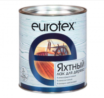 Лак "Eurotex" яхтный атмосферостойкий, глянец, объем 2 л